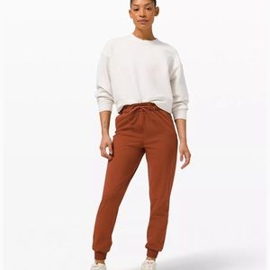 Lululemon stretch high rise jogger